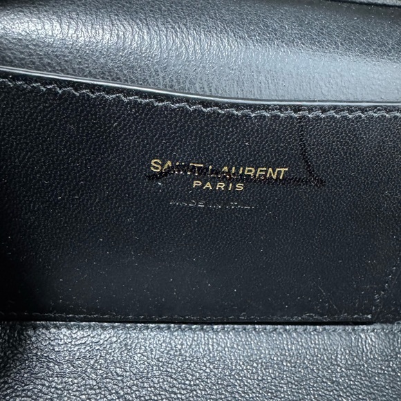 Saint Laurent YSL Gaby Mini Vanity Bag in Lambskin Barely Pink Gold - Picture 8 of 10